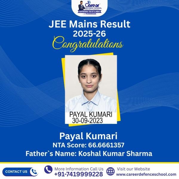 Payal - Selected Student
