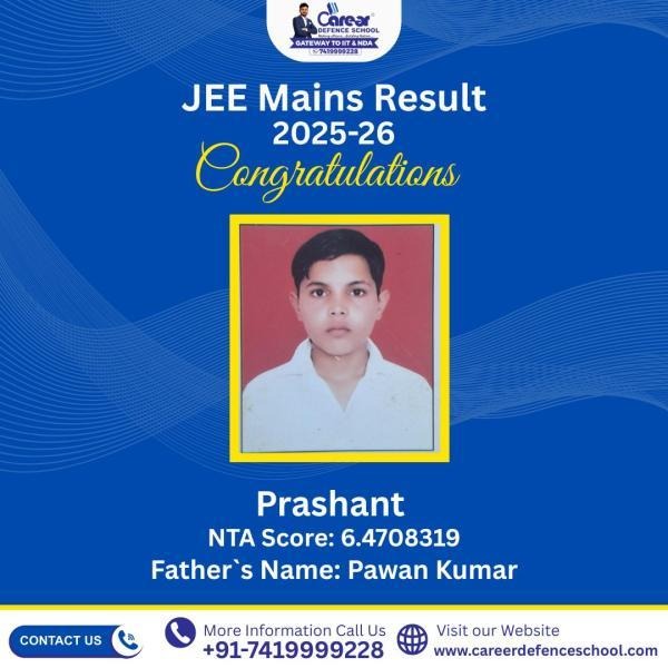 Prashant - Selected Student