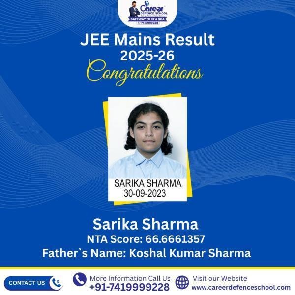 Sarika - Selected Student